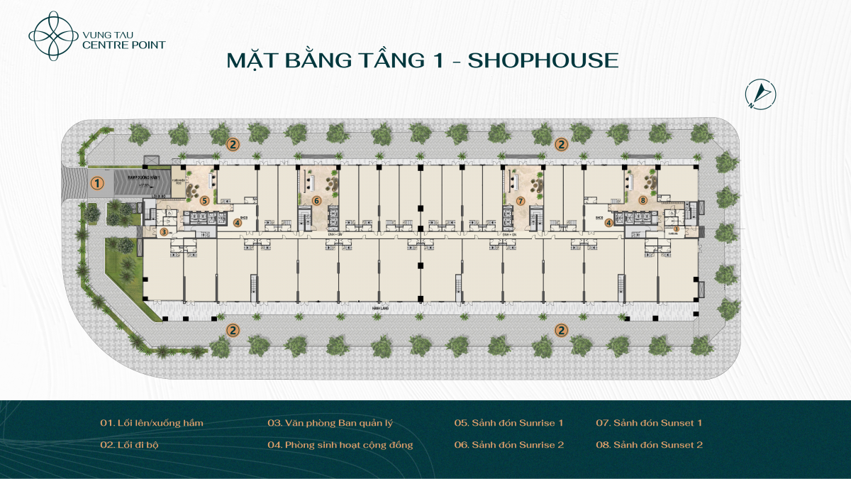 Mặt Bẳng Shophouse 1