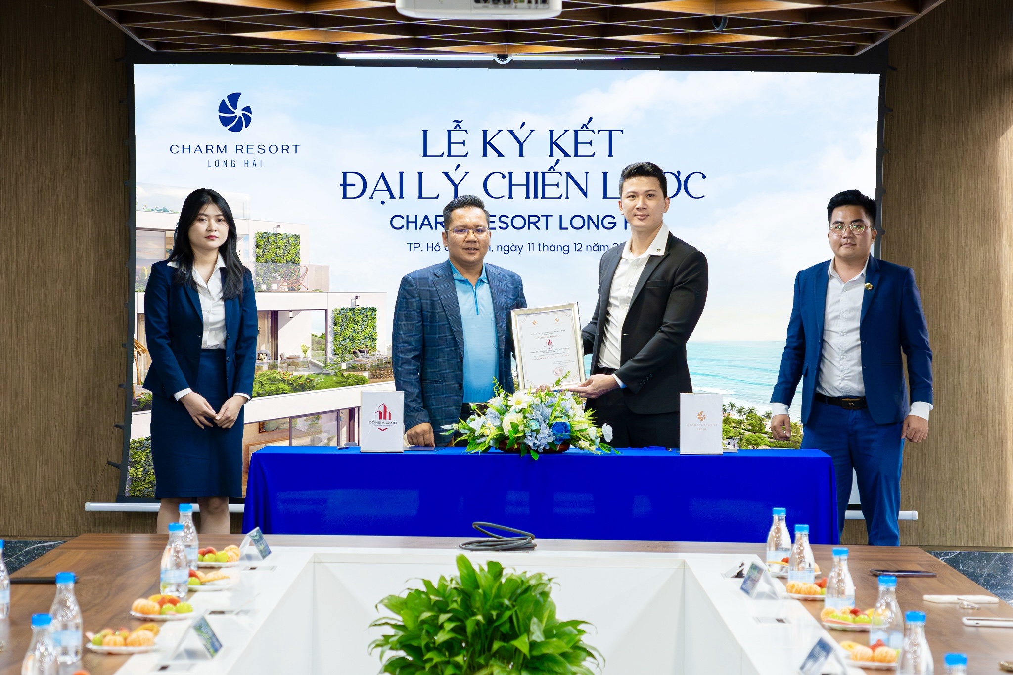 Lễ ký kết đại lý chiến lược Charm Resort Long Hải cùng Đông Á Land