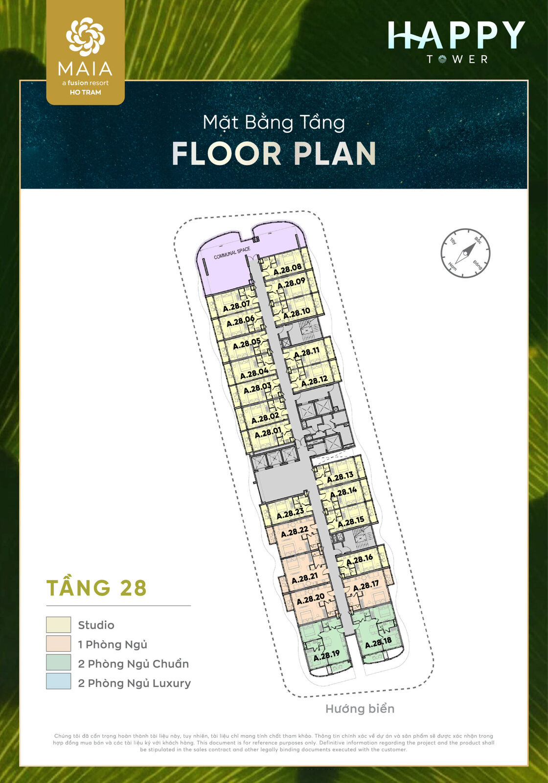 Mặt bằng tầng 17